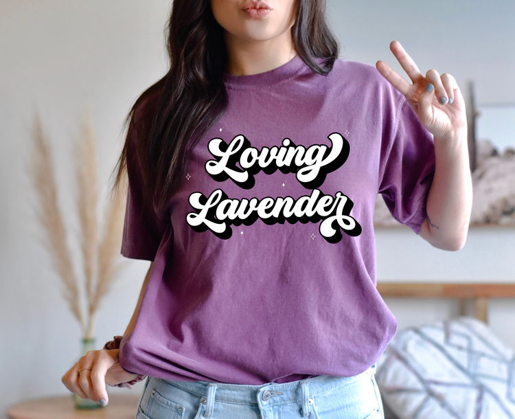 Loving Lavender Berry Comfort Tee