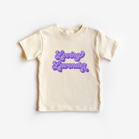 Purple Loving Lavender Natural Onesie/Tee