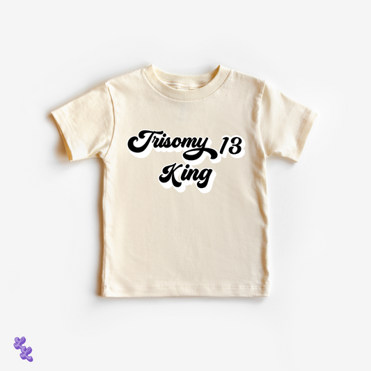 Trisomy 13 King Natural Onesie/Tee